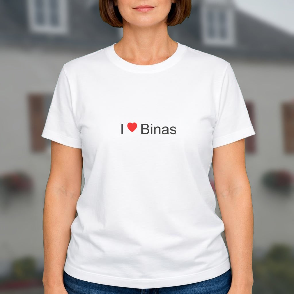 T-shirt I love binas