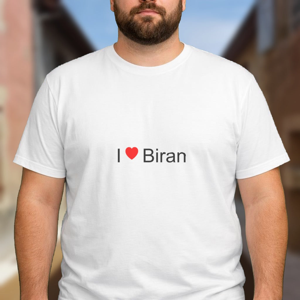 T-shirt I love biran