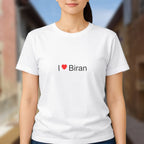 T-shirt I love biran
