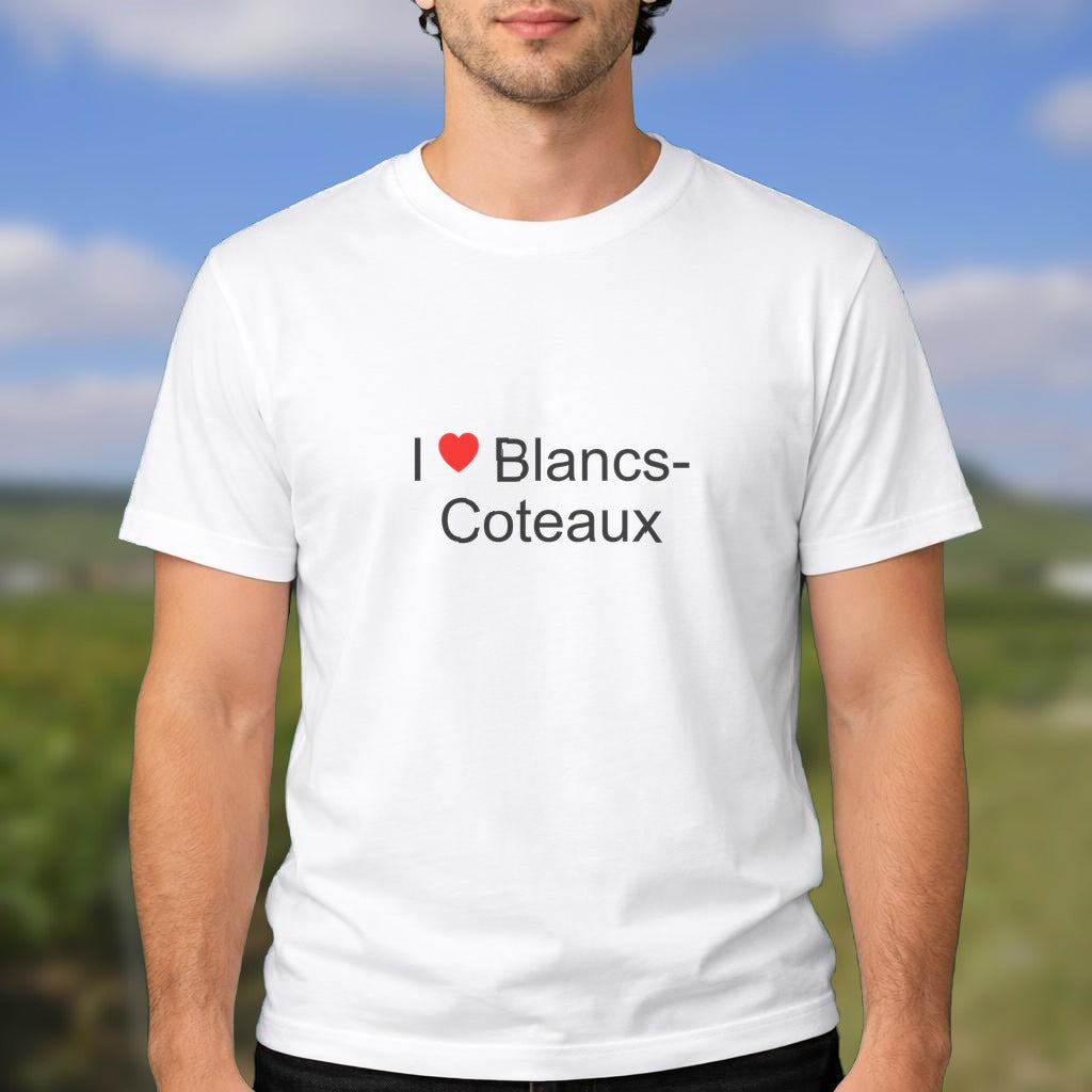 T-shirt I love blancs-coteaux