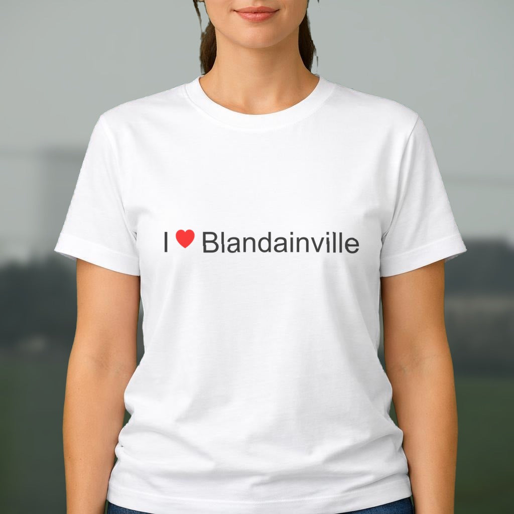 T-shirt I love blandainville