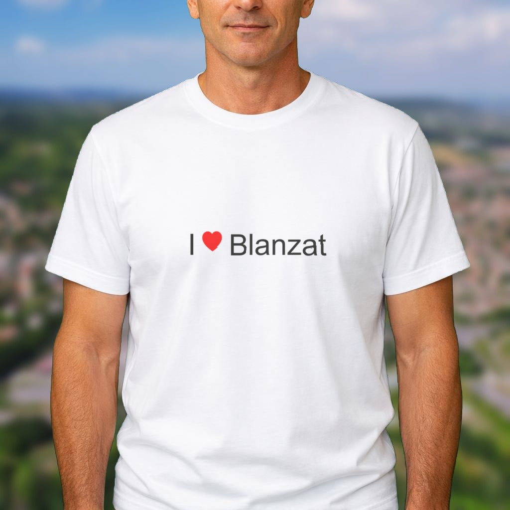 T-shirt I love blanzat