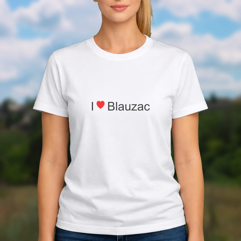 T-shirt I love blauzac