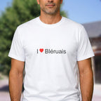 T-shirt I love bléruais