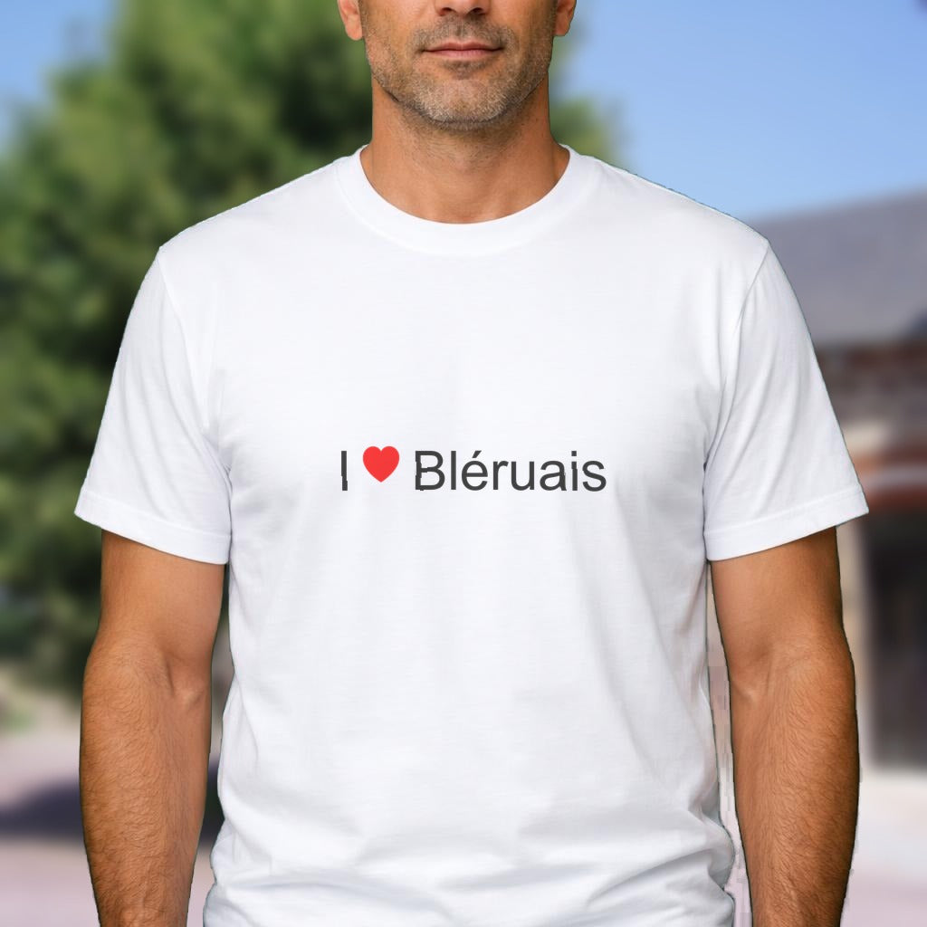 T-shirt I love bléruais