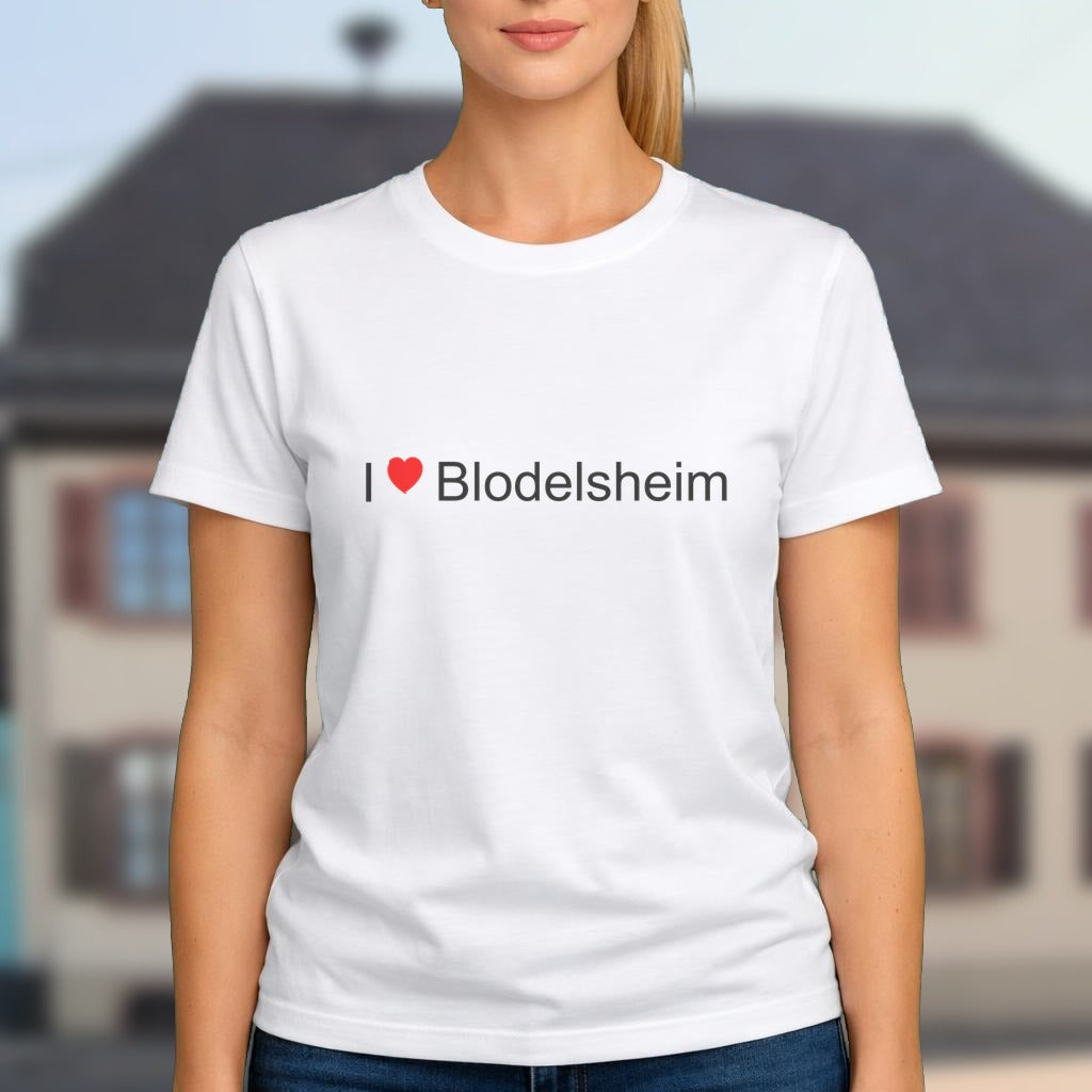 T-shirt I love blodelsheim