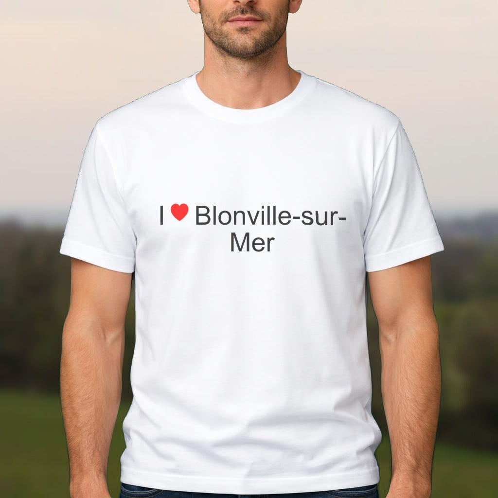 T-shirt I love blonville-sur-mer