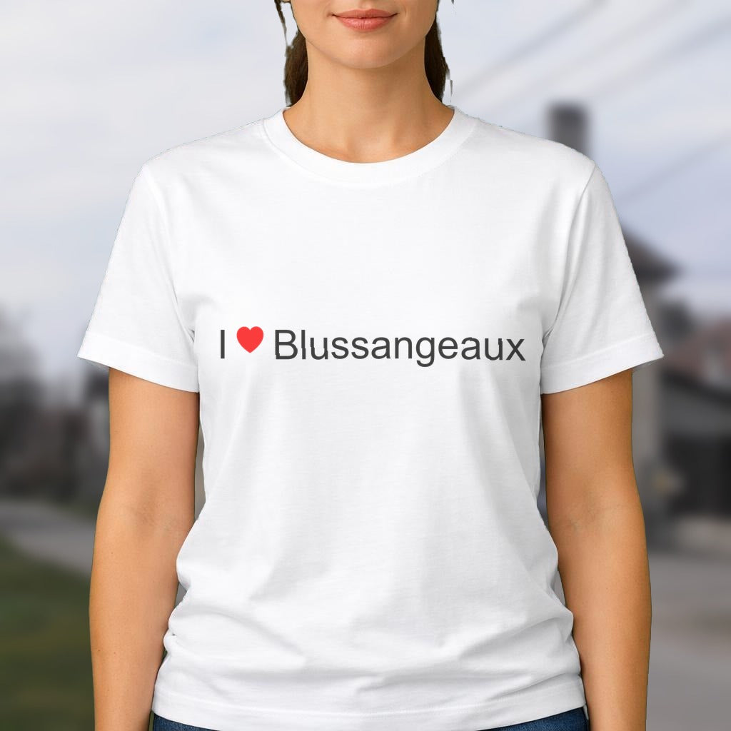 T-shirt I love blussangeaux