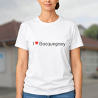 T-shirt I love bocquegney