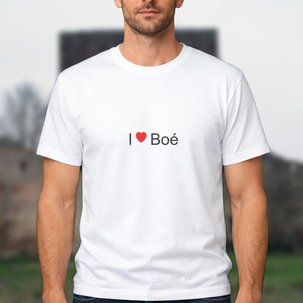 T-shirt I love boé