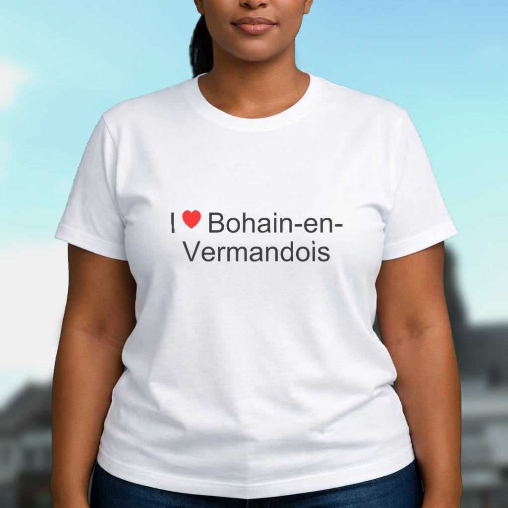 T-shirt I love bohain-en-vermandois