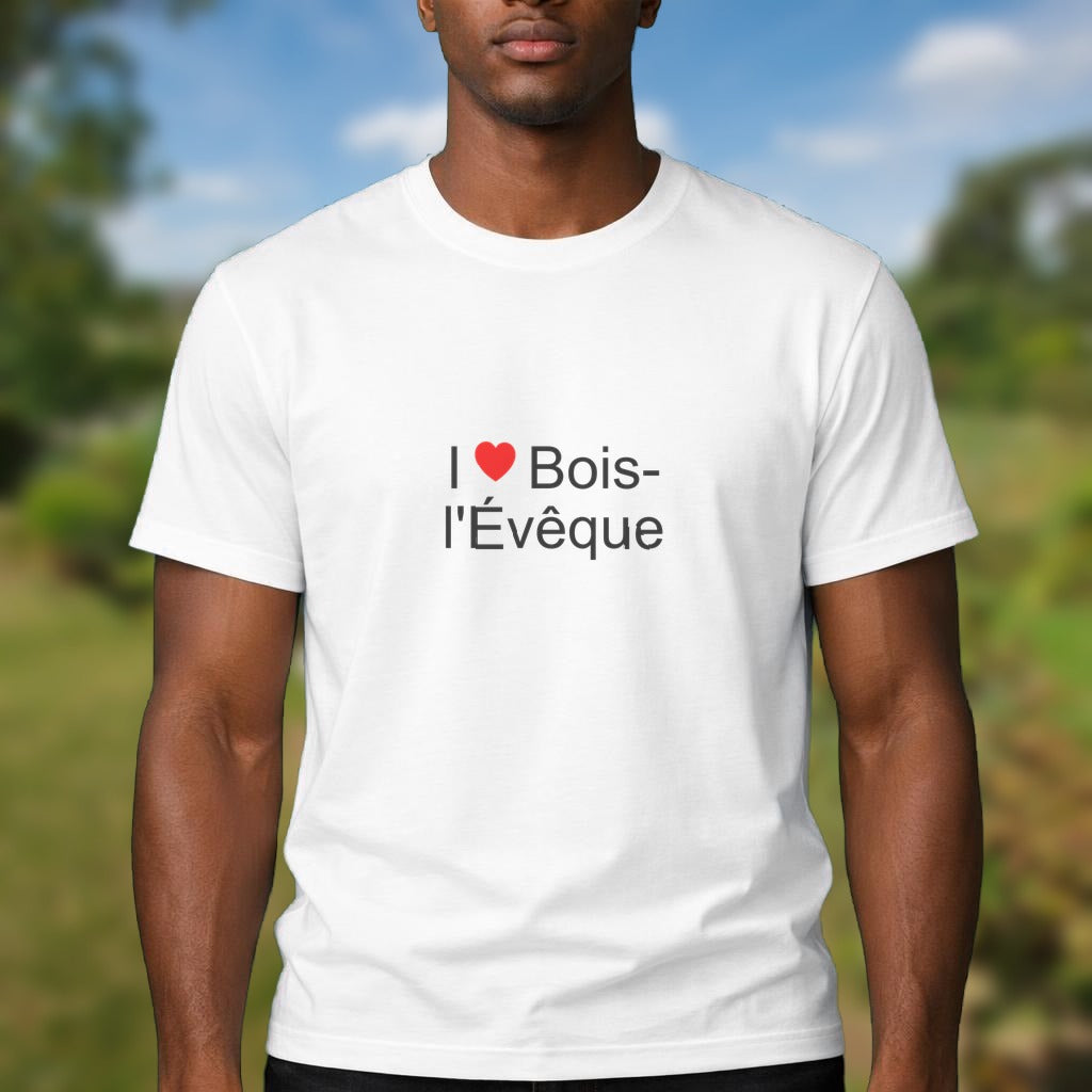 T-shirt I love bois-l'évêque