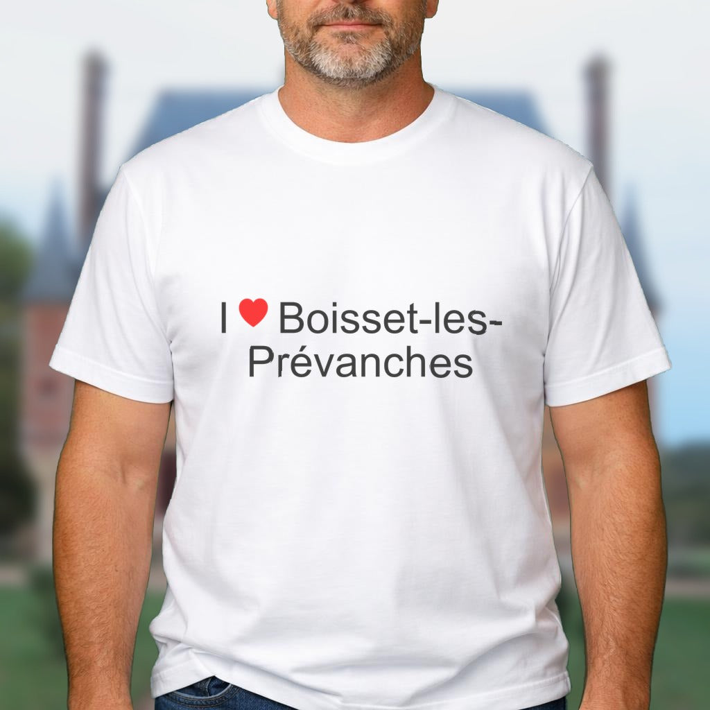 T-shirt I love boisset-les-prévanches