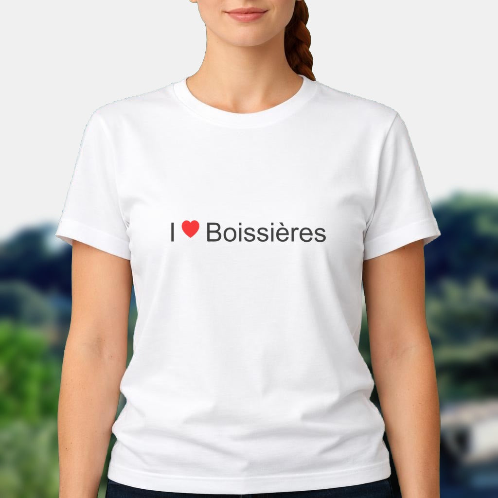 T-shirt I love boissières