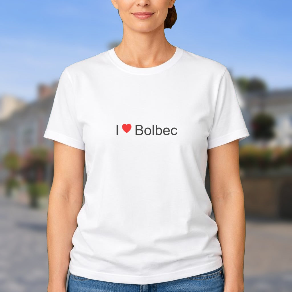 T-shirt I love bolbec