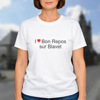 T-shirt I love bon repos sur blavet