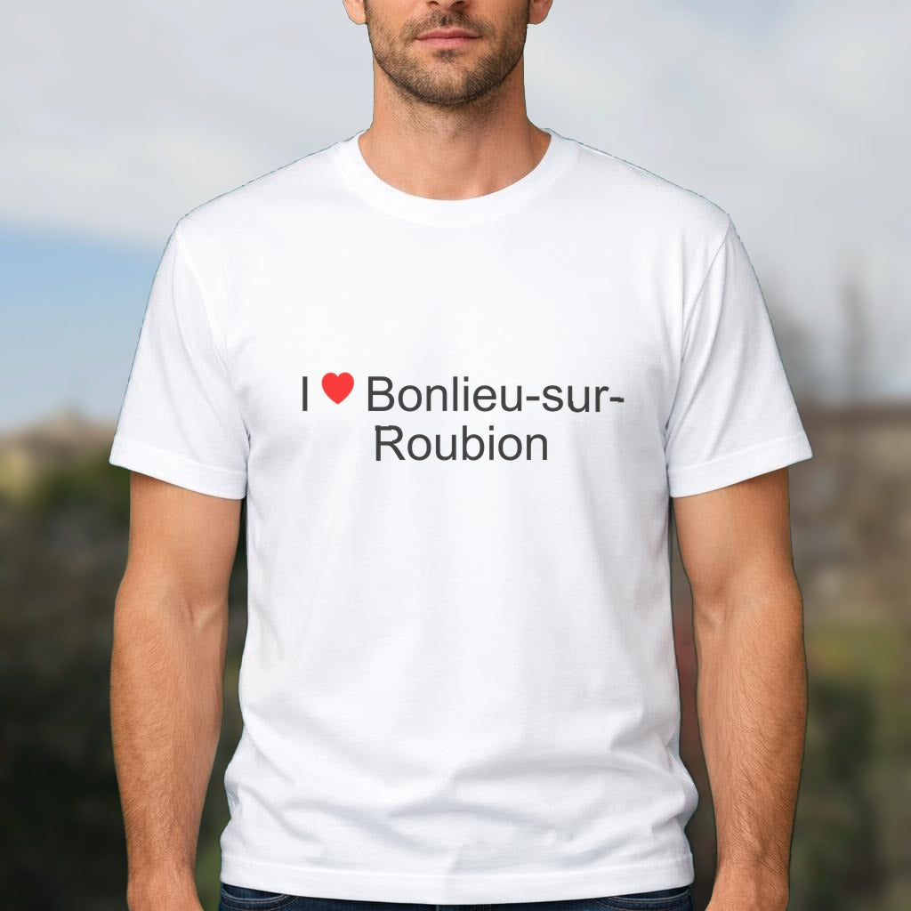 T-shirt I love bonlieu-sur-roubion