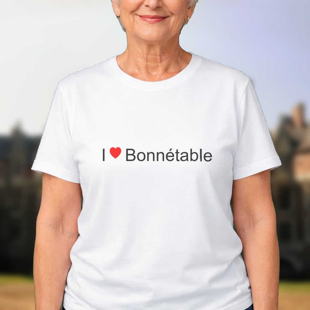 T-shirt I love bonnétable