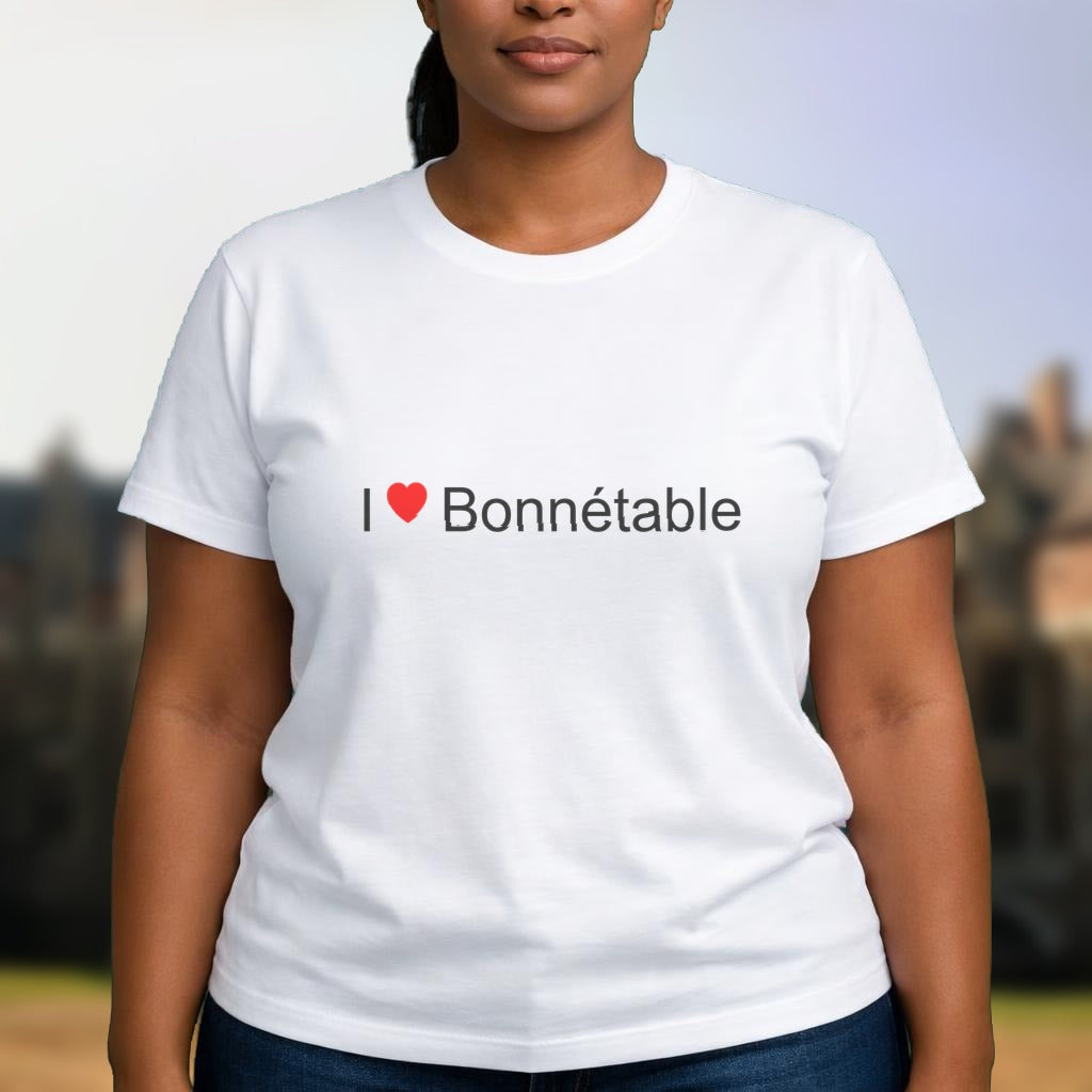 T-shirt I love bonnétable