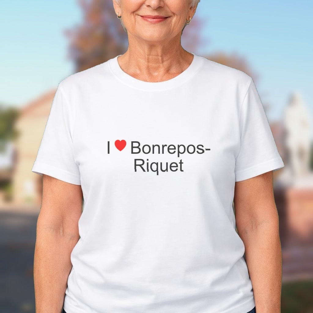 T-shirt I love bonrepos-riquet
