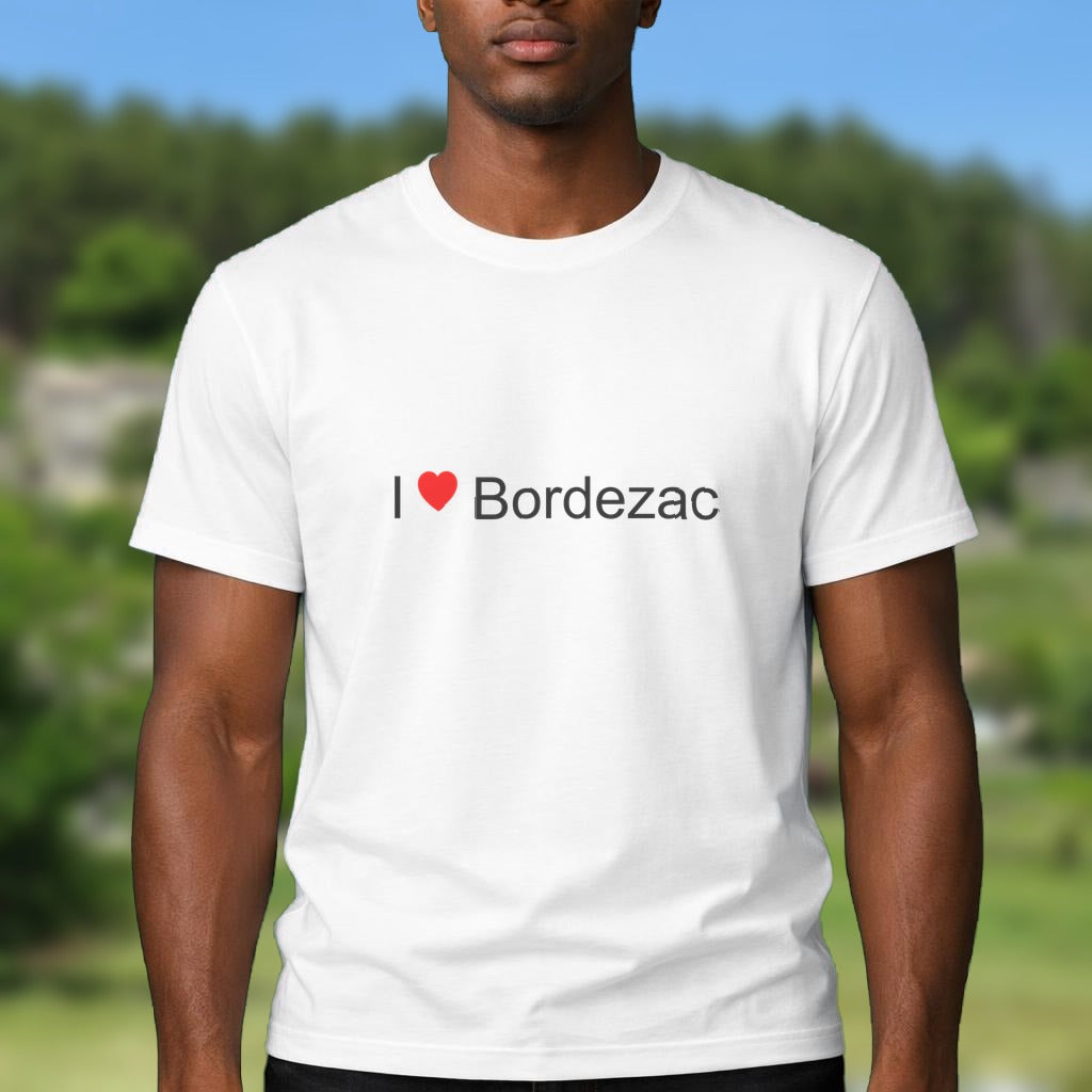 T-shirt I love bordezac
