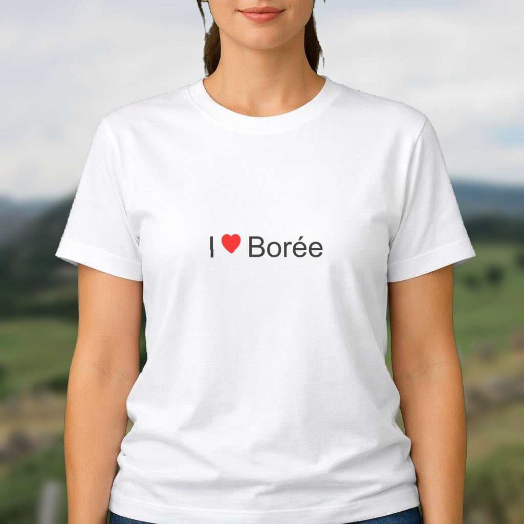 T-shirt I love borée