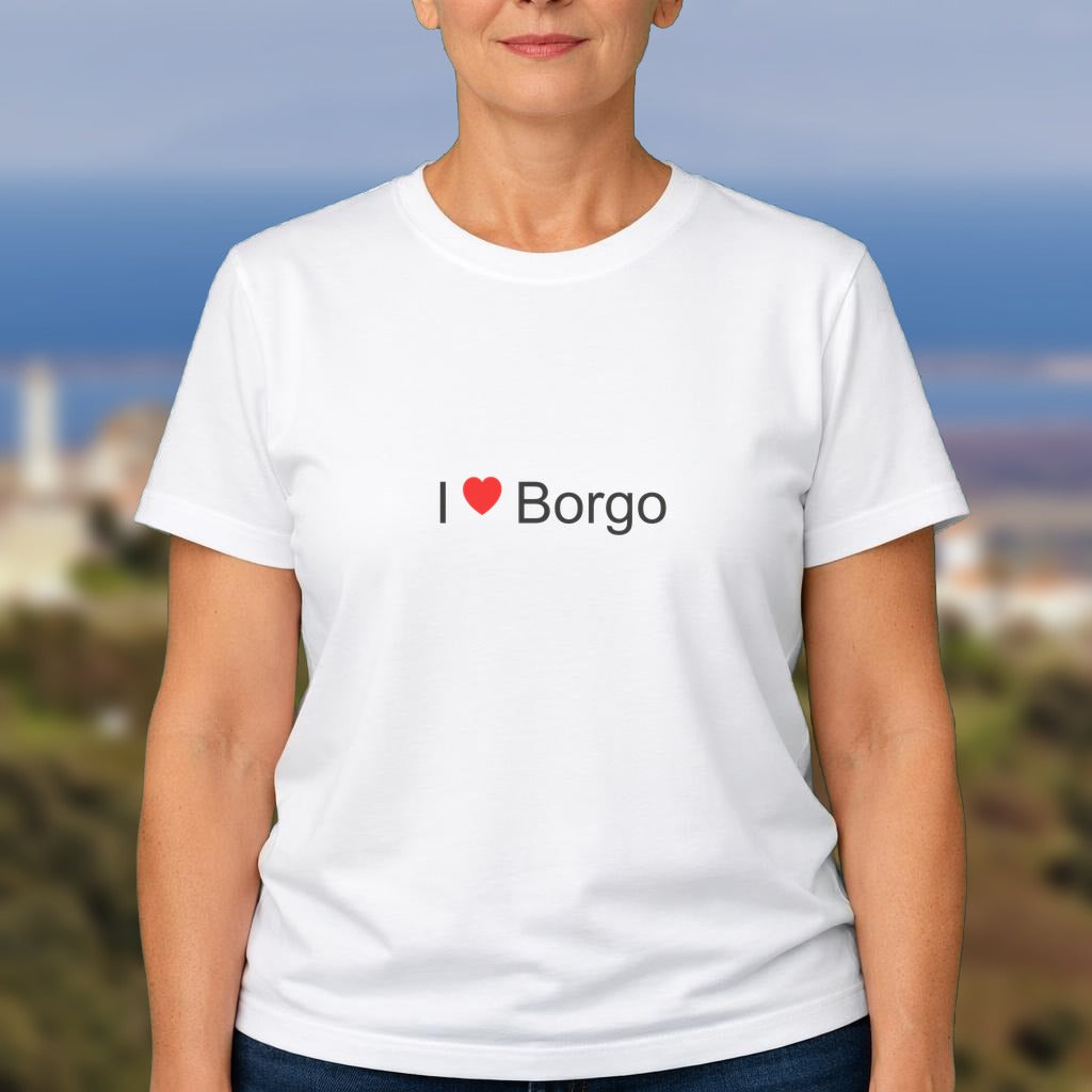 T-shirt I love borgo