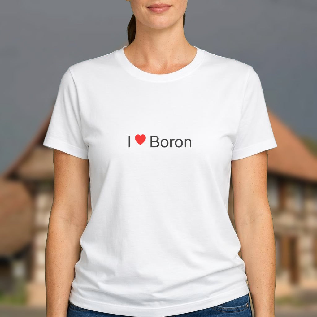 T-shirt I love boron