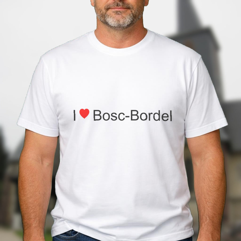 T-shirt I love bosc-bordel