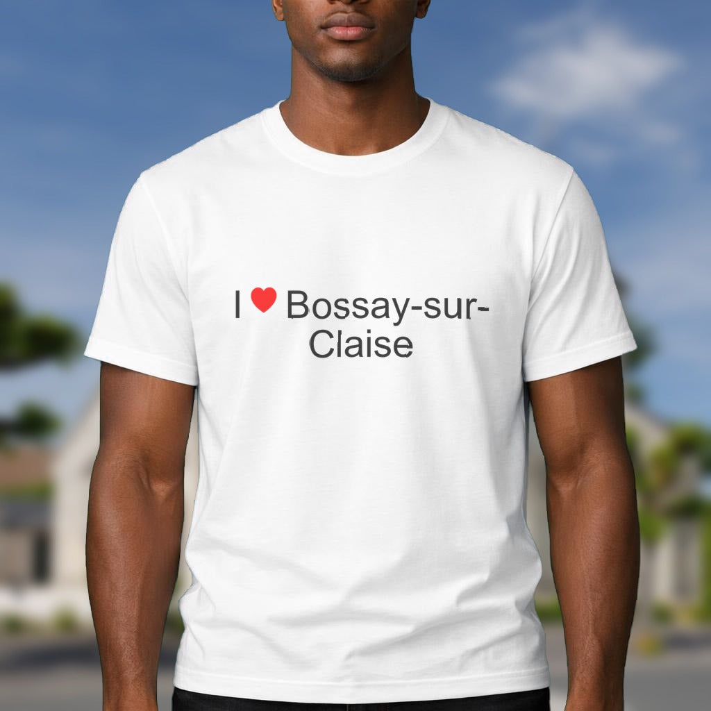 T-shirt I love bossay-sur-claise