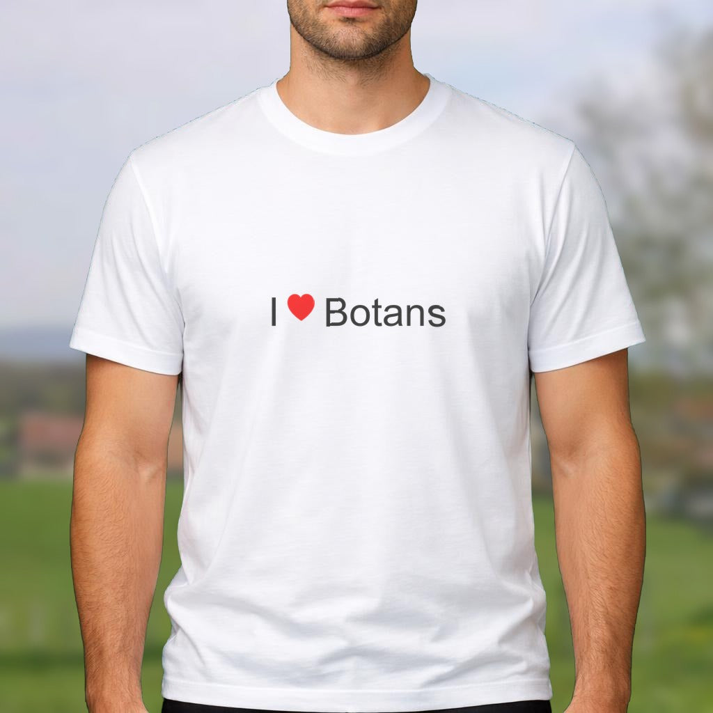 T-shirt I love botans