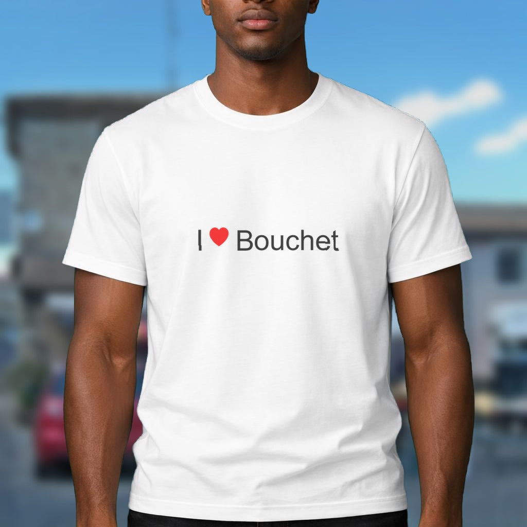T-shirt I love bouchet