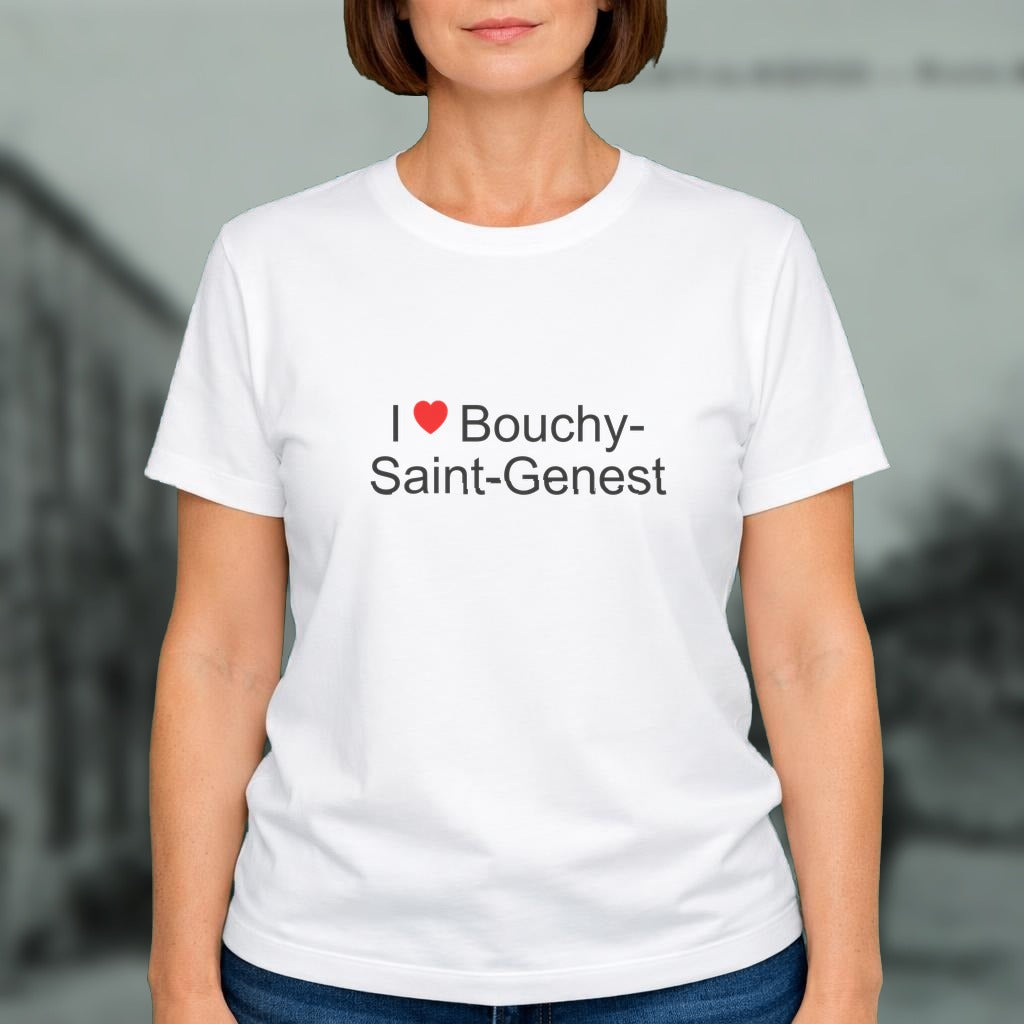 T-shirt I love bouchy-saint-genest
