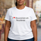 T-shirt I love boucoiran-et-nozières
