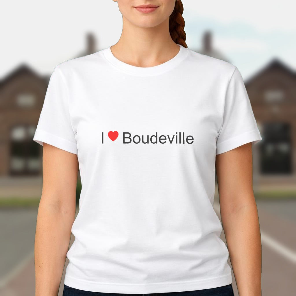 T-shirt I love boudeville