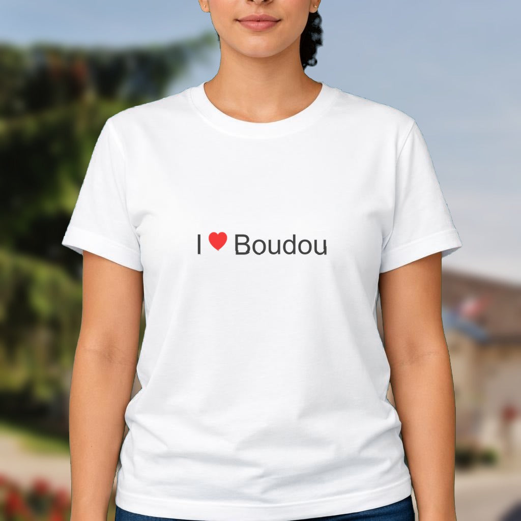T-shirt I love boudou