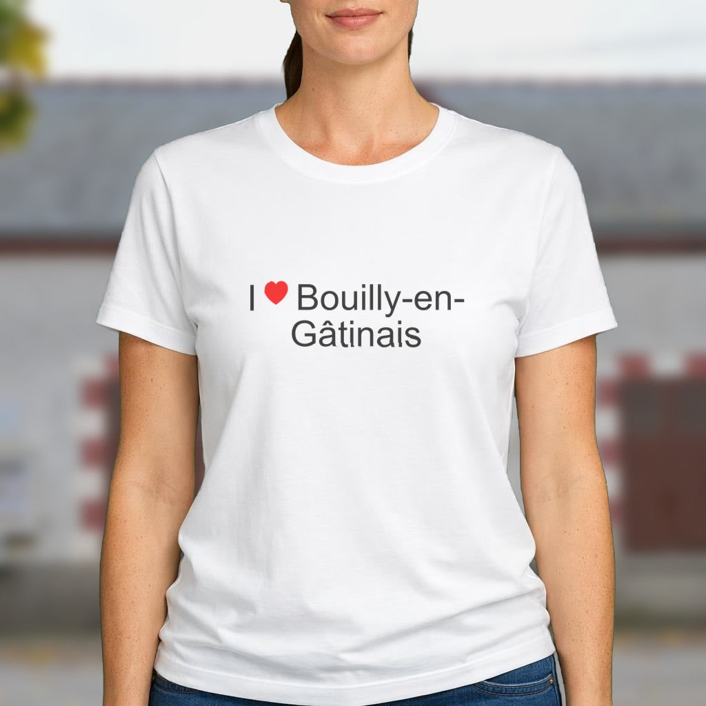T-shirt I love bouilly-en-gâtinais