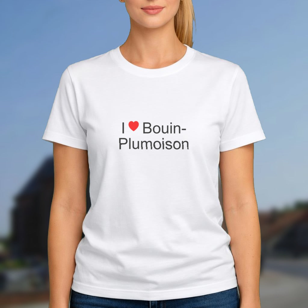 T-shirt I love bouin-plumoison