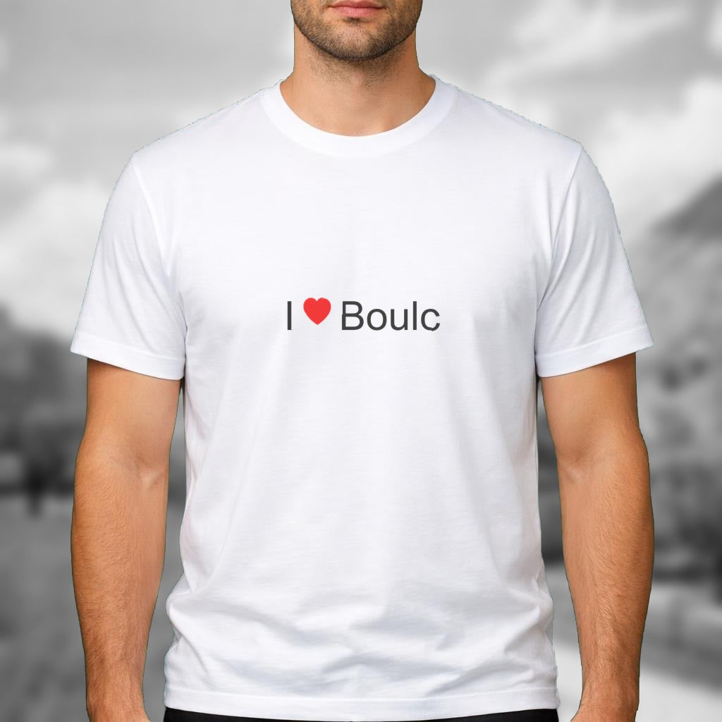 T-shirt I love boulc