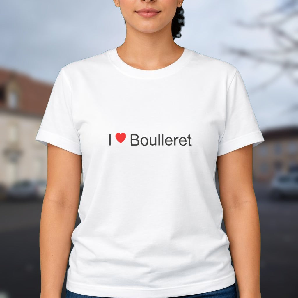 T-shirt I love boulleret