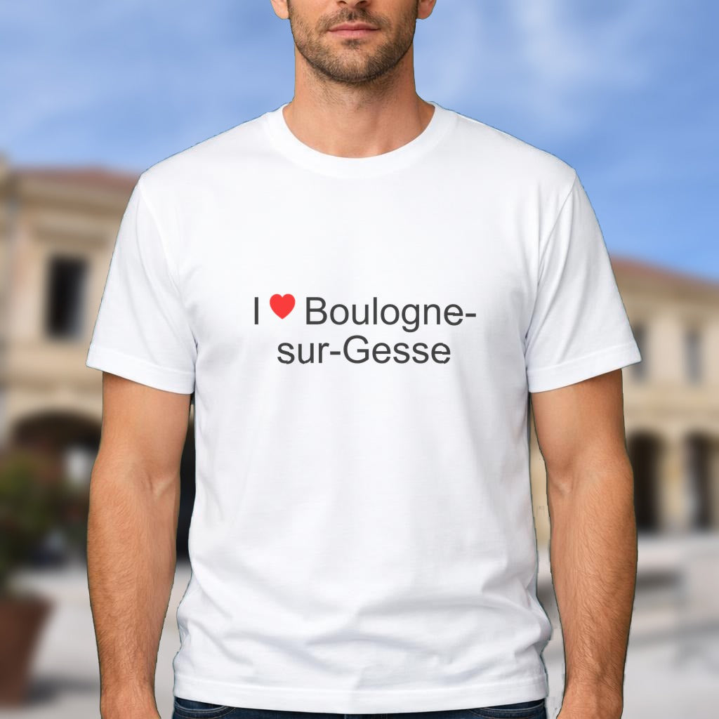 T-shirt I love boulogne-sur-gesse