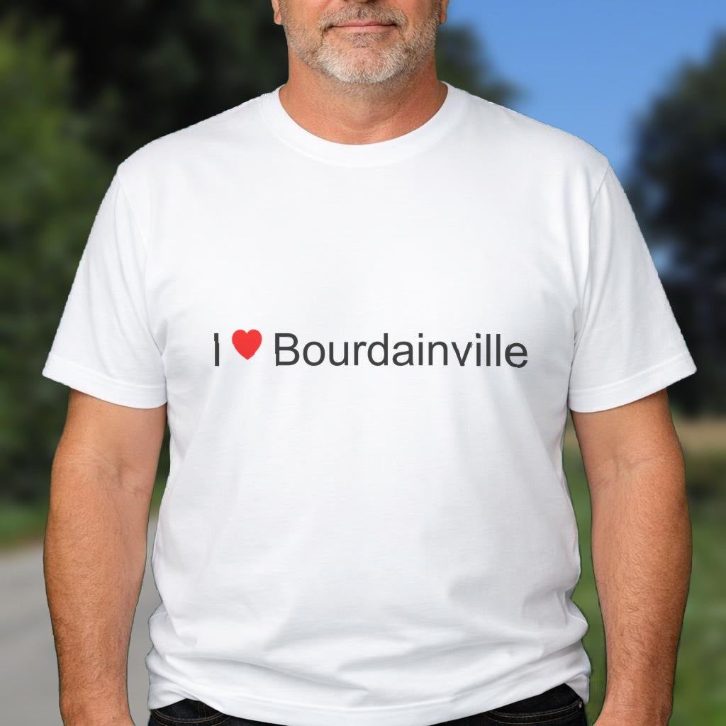 T-shirt I love bourdainville