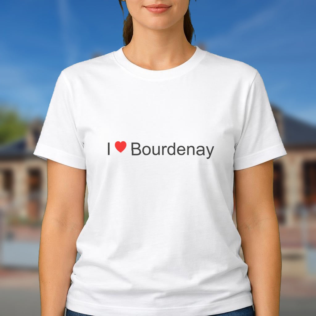 T-shirt I love bourdenay