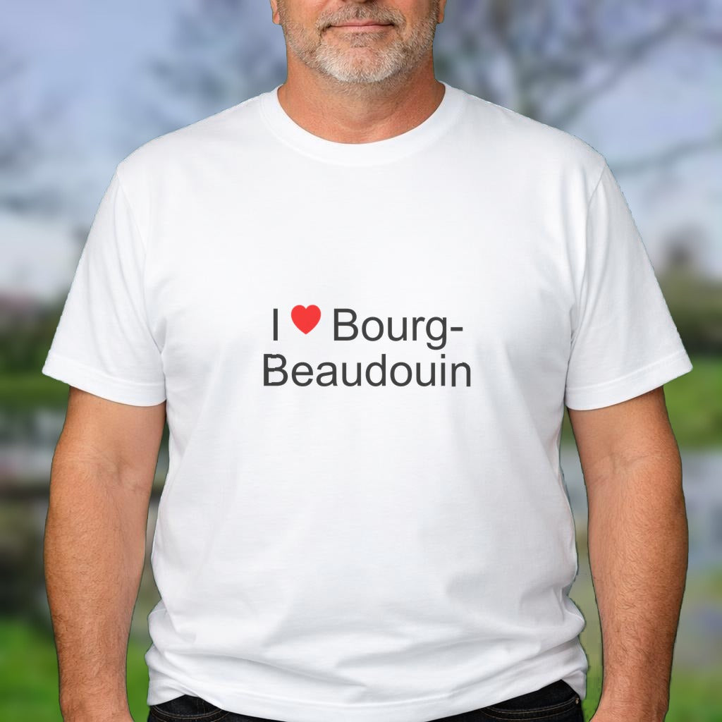 T-shirt I love bourg-beaudouin