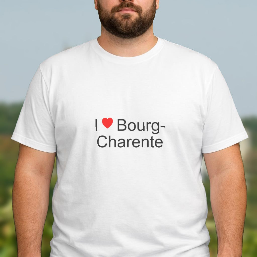 T-shirt I love bourg-charente