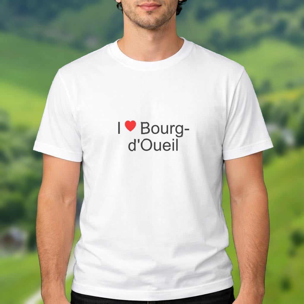T-shirt I love bourg-d'oueil