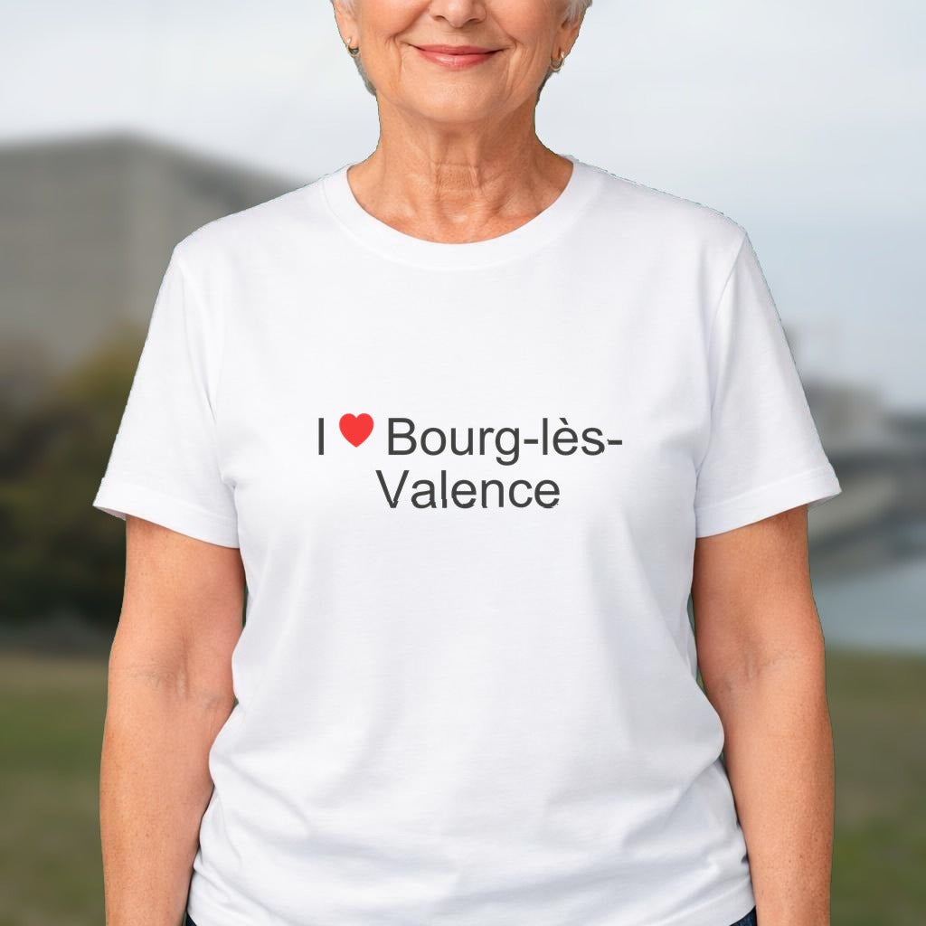 T-shirt I love bourg-lès-valence