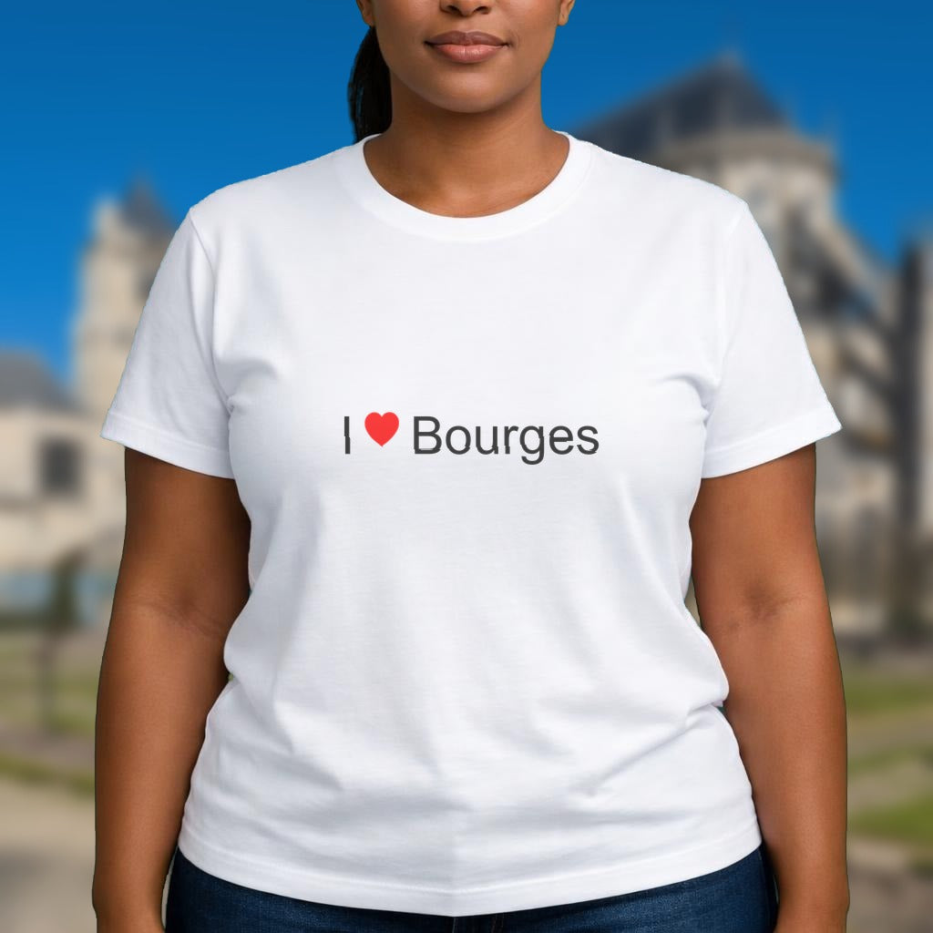 T-shirt I love bourges