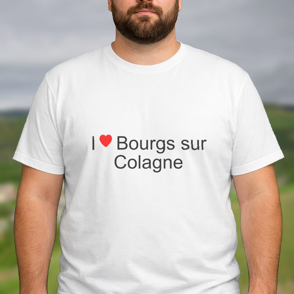 T-shirt I love bourgs sur colagne