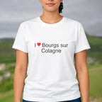 T-shirt I love bourgs sur colagne